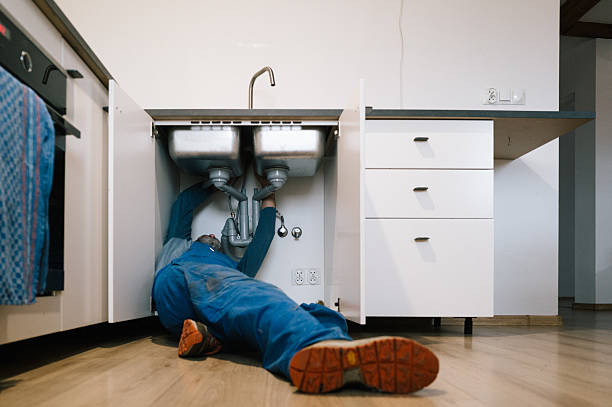 Professional Pipe Repair technician working in Pennville, IN